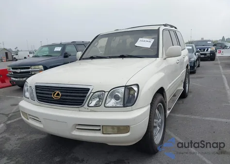 2000 Lexus Lx 470 из США, поврежденный, VIN JT6HT00W5Y0095415